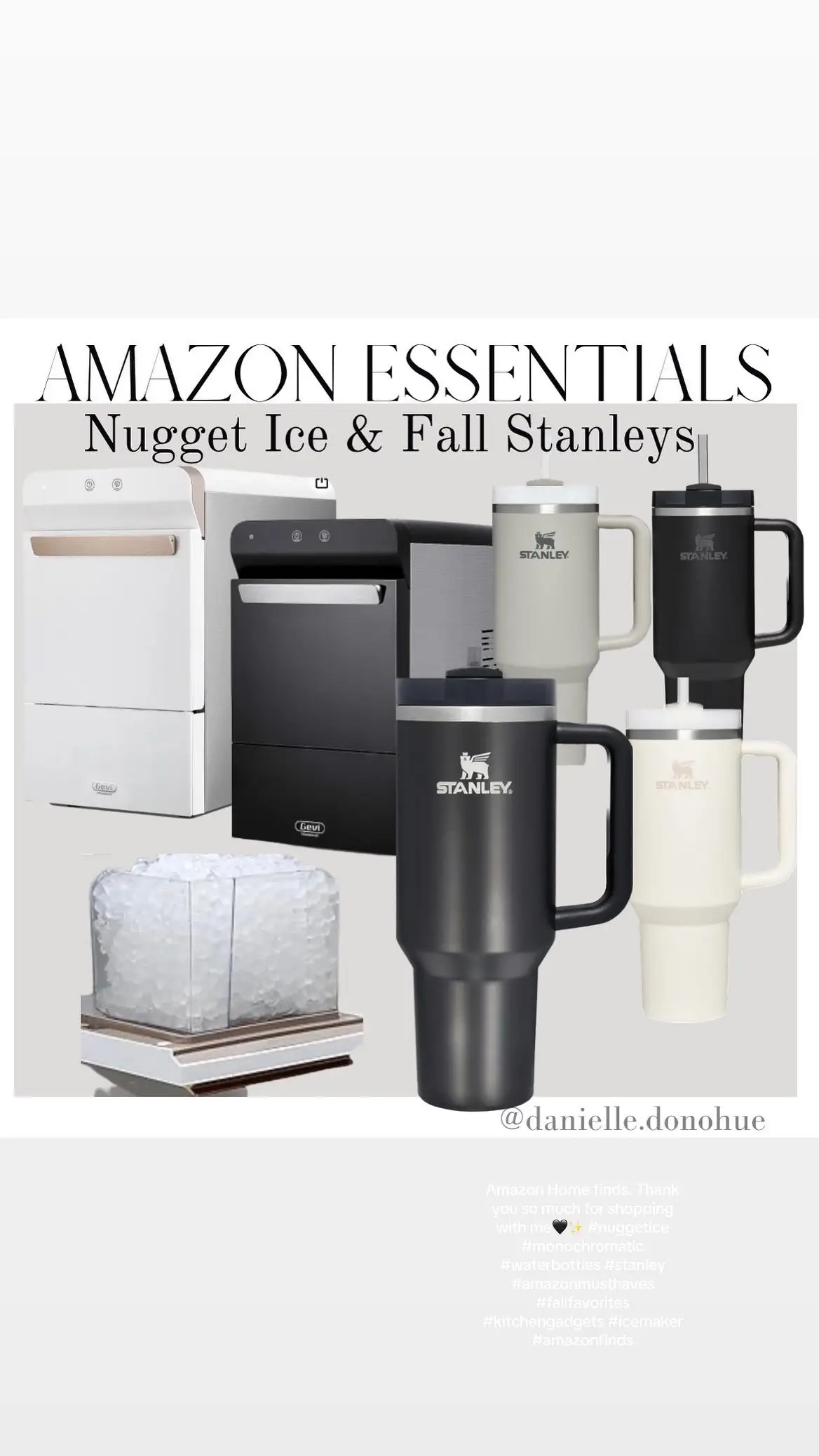 Nugget ice maker and fall colors for stanley #stanley #nuggetice #fallessentials #fallfinds