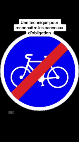 Une technique pour reconnaître les panneaux d’obligation #permis #codedelaroute #autoecole #code #permisdeconduire #examen #examenpermisdeconduire #panneau #panneaux 
