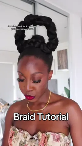Editorial braid tutorial! I created this look for london fashion week and i loved it!  Products used  @olaplex no 7 bonding oil  @Garnier leave in conditioner  #pfw23 #blackgirlbraidinspo #blackgirlbraidstyle 