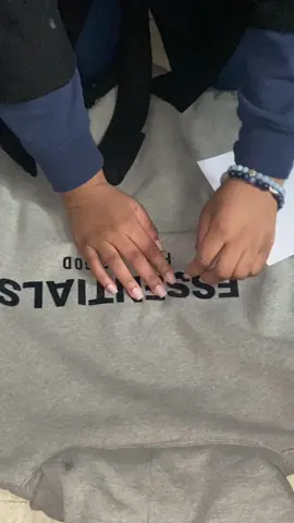 Fix my essentials hoodie w/ me 🛠️#essentialshoodie 