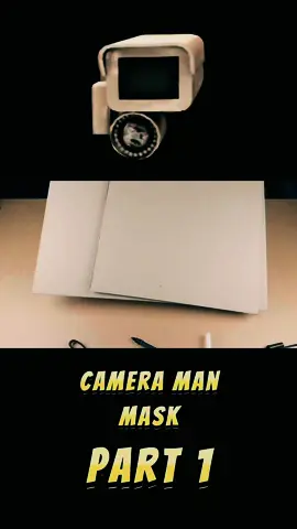 How to make Camera man mask? #cameraman📸 #tutorial #cosplay #cameraman #show #oldschool #dance #tvman #radioman #gmod #garrysmod #dafuqboom #skibidi #skibiditoilet #friki #gamer #geek #skibidichallenge #challenge #howtomake 