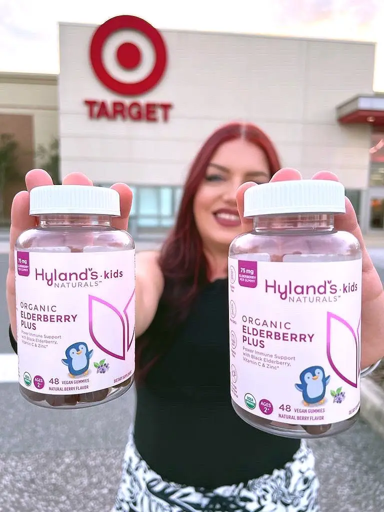 Now that back-to-school is in full swing and cold and flu season is practically upon us, it’s your chance to get your @Hyland’s Naturals Kids’ Organic Elderberry Plus Gummies at Target for $4 off now until Oct. 15th! #paidpartner You can redeem this limited time offer by clipping the coupon on the Target Circle app and in-store. Bella absolutely loves them and your kids will too! Stay healthy ❤️ #hylandsnaturals 