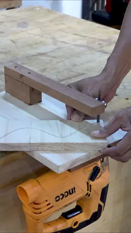 DIY Jig Saw for perfect crosscut JIG and Jig Saw Table Transformation #woodworking #woodwork #woodart #woodworker #carpenter #carpentry #woodworkingproject #woodcarving #woodturning #trending #tiktok