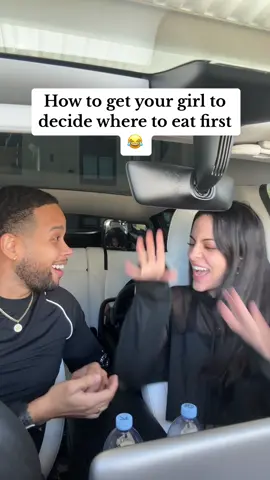 How to get your girl to decide where she wants to eat 😂 #tajandb #couplegoals #relationships #married #tiktokcouples 