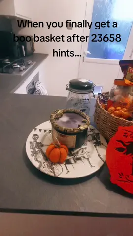 Finally 😅#boobasketideas#boobasket#fyp#Halloween#couple#foryoupage#spookyseason#psl