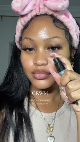 I need to pluck my eyebrows #makeup #grwm #MakeupRoutine #skincare #skintok #concealer 