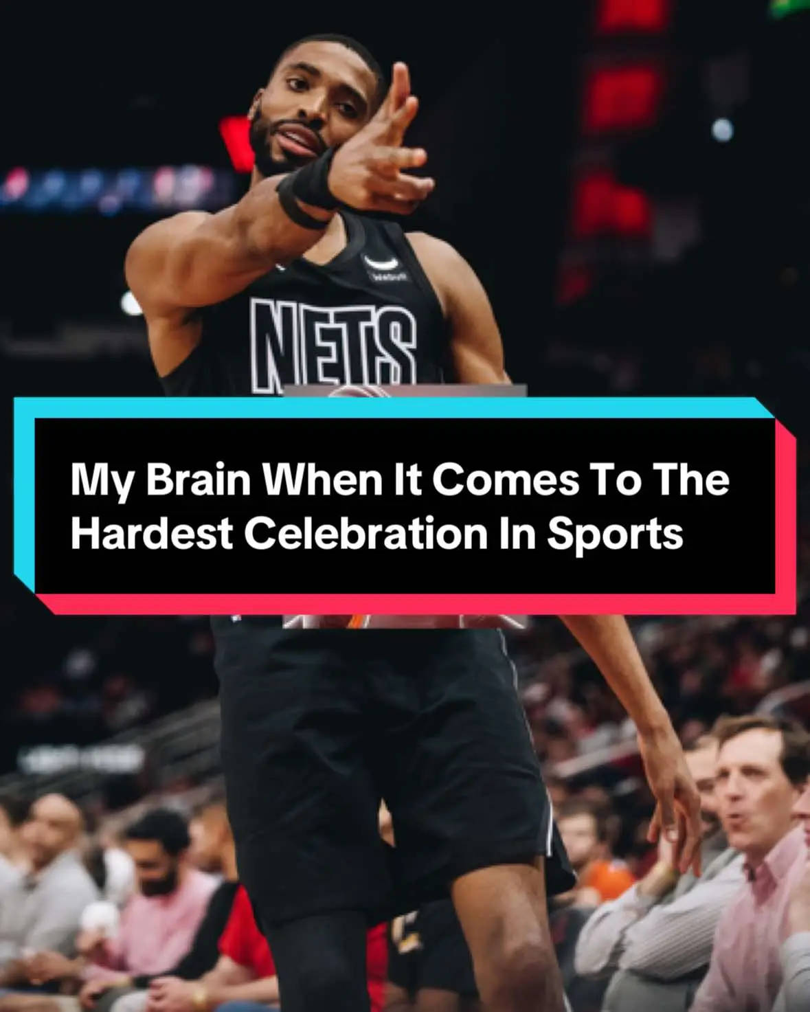 Cold #mikalbridges #mybrain #brooklynnets 