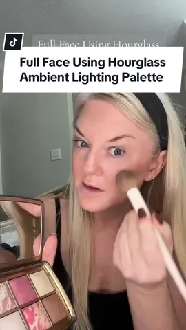 Full face using only Hourglass Ambient Lighting Palette, Hourglass Unlocked Instant Extensions mascara & Hourglass Phantom Volumizing gloss! #over40 #over40makeup #over40skincare #over40makeuplook #hourglass #ambientlightingeditunlocked #hourglassambientlightingpalette #jellyfishpalette 