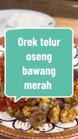 orek telur oseng bawang merah #reseptiktok #resepsimple #masakansimple #menusimple #menusatset #menusatsetsatset 