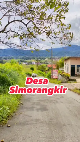 Desa Simorangkir Julu jalan menuju Salib Kasih Siatas Barita