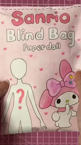 sanrio paper doll blind bag! 🩷 tutorial on my youtube channel! #sanrio #hellokitty #mymelody #pompompurin #kuromi #cinnamoroll #DIY #craft #crafts #papercraft #paper #asmr #unboxing #creative #fyp #foryou #fypシ #xyzbca #xyzcba #zyxcba #foryoupage #tiktok #blindbag #blindbags #blindbagopening #papersquishy #paperdoll #paperdolls #newjeans #kpop