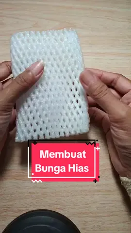 membuat bunga hias dari sarung buah apel dan pear #DIY #idekrearif 