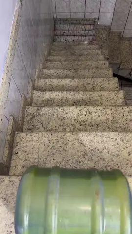 Bottle on stairs #satisfying #asmrsounds #breakingbottles #asmr 