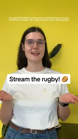 Livestream the ruggas! It really is that simple. 🏉🇿🇦💻 (While you're at it, get a quote - go to pineapple.co.za now🥹) Thanks bestie 💕 -Love, Pineapple #rugbyworldcup23 #streamrugby #carinsurancequotes #insurancetiktoks #rwc2023🏉🌍 #goboks 