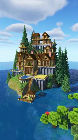 Stripped house built with @Paintergigi #Minecraft #mcpe #minecraftserver #foryou 