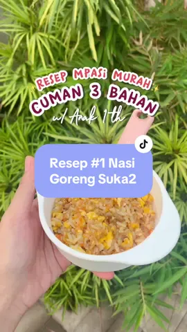 Mpasi ga harus mahal… ini yaa resep lengkapnya 💖🤗 setuju gaa kalo aku bikin resep2 mpasi murah lainnya? Komen yaa 😉 Biasanya aku masak 3x resep untuk sarapan aku, suami dan Ginella 🤗✨ (Resep untuk 1 porsi anak) - 2 bamer 1 baput - 1/2 centong nasi - 1 butir telur - Sayur secukupnya (wortel, buncis, atau brokoli yg ada aja di rumah) - 1 sdt saos tiram - 1/2 sdt kecap asin - optional - 1/2 sdt kecap manis - optional  - 1/2 sdt kaldu jamur alami - 1 sdt margarin #resepmpasi #mpasi1tahun #reseptiktok #resepmpasimurah 