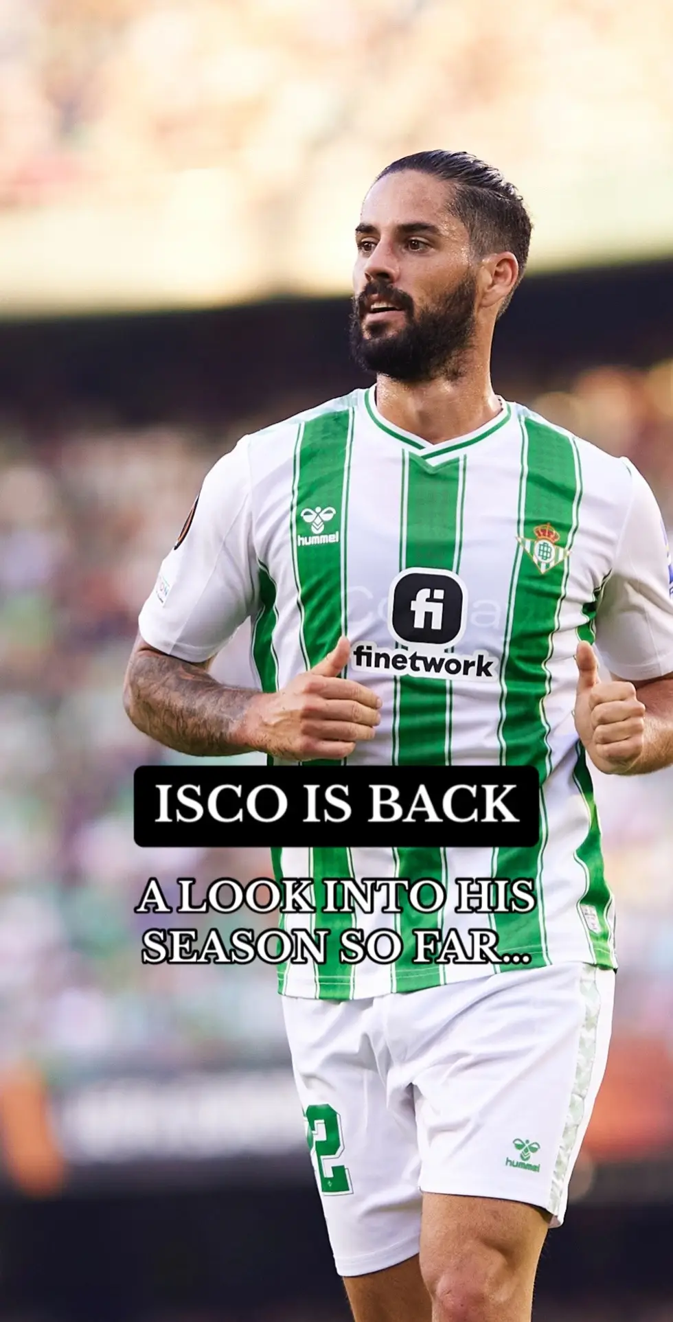 Amazing to see him back to his best 👏 #Soccer #football #isco #betis 