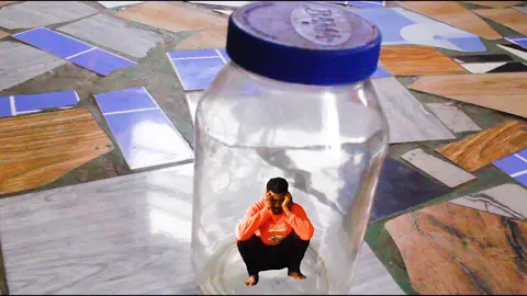 Man in the bottle #viral #universe #video 