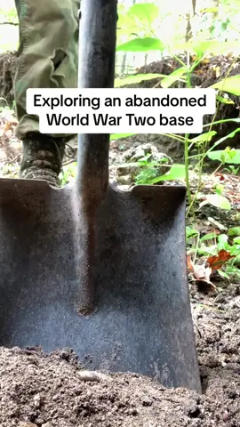 Exploring an abandoned World War Two base and finding this! #fyp #fypシ #viral #foryou #explore #History #WWII #metaldetecting 