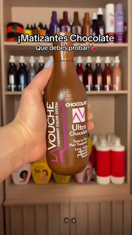 ¡Matizantes chocolate que consigues en nuestra tienda!🤎 1-. “Ultra chocolate” de La Vouche. 2-. “Chocolate” de Prokpil. 3-. “Coconut” de Elgon. 4-. “Chocolate” de CLOE. ¿Cuál es tu favorito?⬇️ #chocolate #colordecabello #matizantes #chil 