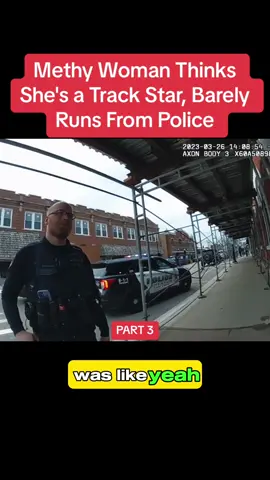 #Woman #Thinks #She's a #Track #Star, #Runs #From #Police #cops #karen #Arrest #policeofficer #caughtoncamera #fyp #prison #law #lawofattraction 