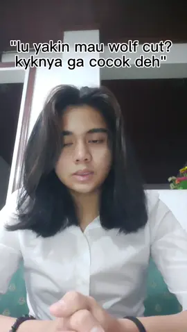 paling ntar ganti model rambut lgi #fypシ #wolfcut #longhairmanstyle 