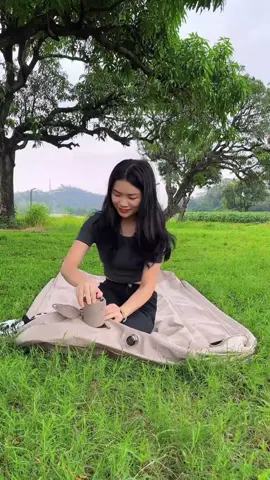 portable automatic inflatable air mattress camping beds#Outdoors 