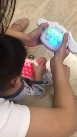 The result of buying it for children is that they are addicted to playing it themselves.