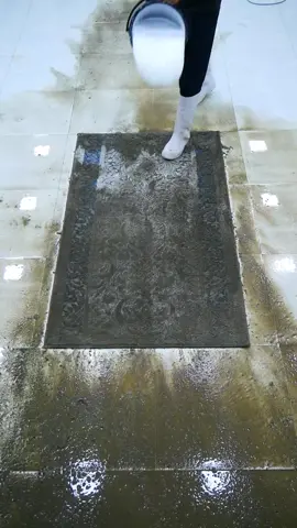 Dirtiest carpet cleaning time lapse #asmr #rugwashing #satisfying #carpetcleaning #shorts #carpet 