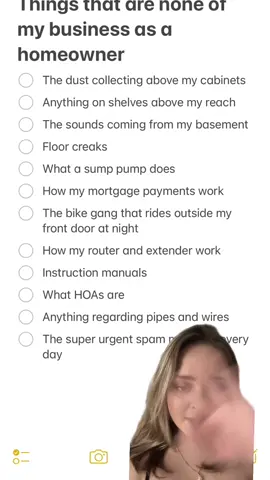 Things that are none of my business as a homeowner #thingsthatarenoneofmybusiness #noneofmybusiness #homeowner #firsttimehomebuyer #newhomeowners #homeownertips 