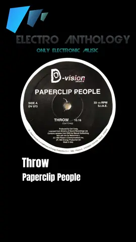 1994 - Paperclip People - Throw #electronicdancemusic  #music  #house  #housemusic  #dancemusic  #club  #clubbing  #electroanthology  #dj  #stephanelpg