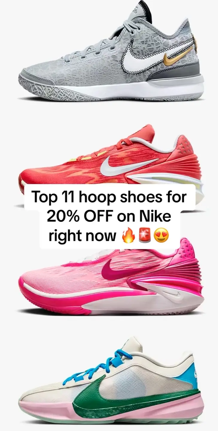 Go to the 🔗 in my bio to get them! 🤯🔥 #fyp #basketball #shoes #sneakers #nike #hooper 