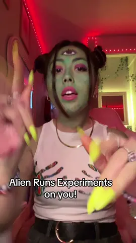 ASMR alien runs experiments on you (honestly i don’t know why i do things like this to myself) #asmr #weirdasmr #fastasmr #fastandaggressiveasmr #alienasmr 
