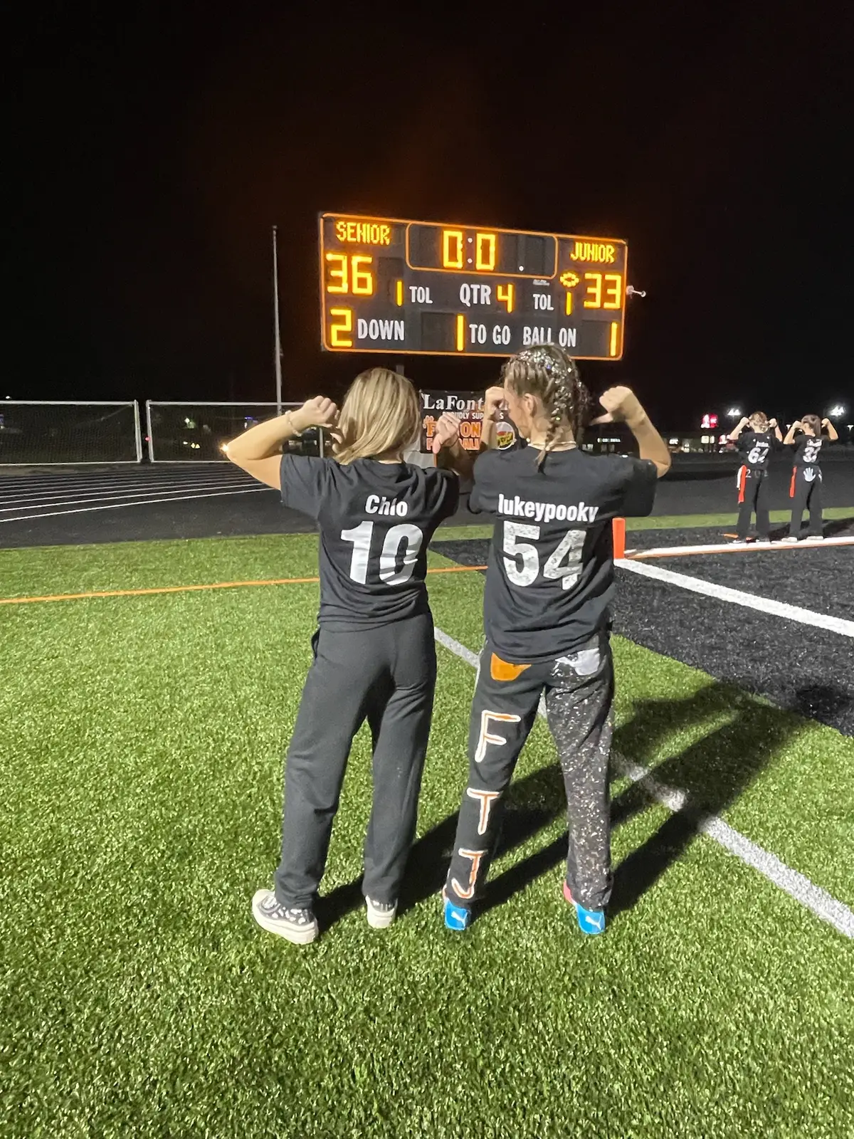 powderpuff😈🤞🏻‼️  #powderpuff #fthejuniors #seniorszn #2024 #flagfootball #dubsonly #w 