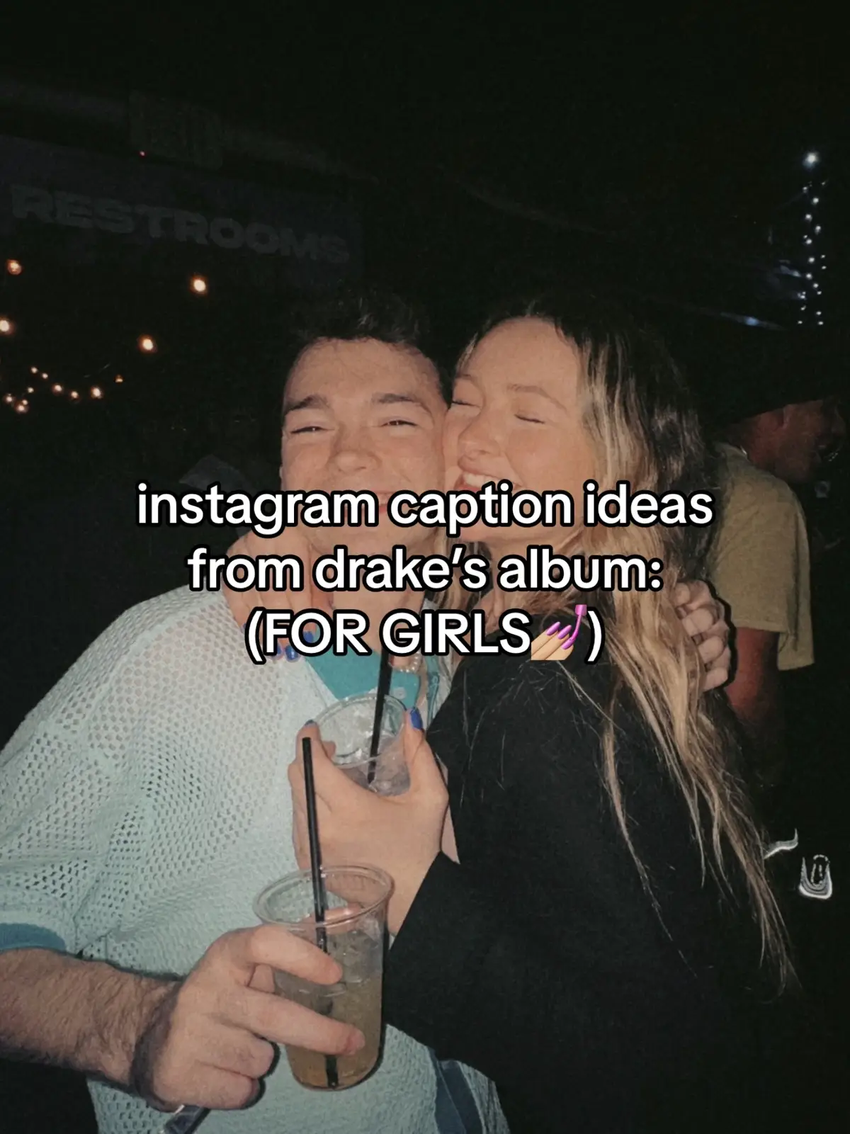 decided to make one for my girls who love drake 🫶🏼 #drake #forallthedogs #drakelyrics #drakecaptions #igcaptions 