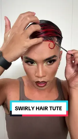 In my swirly hair era 💅🏼 using GOT2B hair gel available at @Priceline Australia- this stuff DOES NOT BUDGE!! If drag queens use it, i do too  #swirlyhair #hairtutorial #finger #curls #babyhairtutorial #fyp 