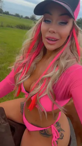Should I post the ine my sister recorded 🤔?? Also, this was for a bikini breast cancer awareness fundraiser I ran barrels at. Im always supportive of good causes ❤️ #BreastCancerAwareness #breastcancerawareness💕 #countrygirl #barrel #barrelracer #country #countrybarbiinaenae #fyp #foryou #foryoupagе #fypシ #fypage #countrylife #goodmorning #horses #pink 