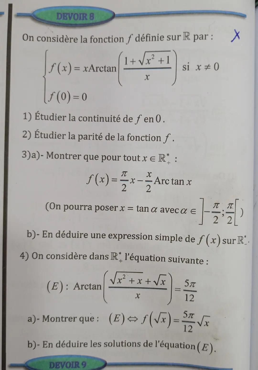 #fypシ゚viral #foryou #studytok #bac2024yes_we_can_do_it #bac2024 #2bacsm #math #arctan #devoirmath #almoufidexercice #almoufidsm #almoufid #foryoupage 