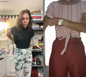 #duet with @MeticulousMathilda honestly this shirt feels so sci-fi in a kind of outer planet slums kinda way and i am so into it! What a cute easy sewing project 🥳 #sewingtiktok #sewingtutorial #softscifi #wrapshirt 