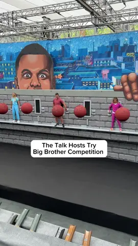 The Talk Hosts took a trip to the @Big Brother house to put their skils to the test. 👏 #bigbrother #thetalk #wallcomp 