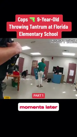 #Cops 9-Year-Old Throwing #Tantrum at #Florida #Elementary #School #police #teacher #kids #fyp #foryou #fypシ #viral #children #treding #america 