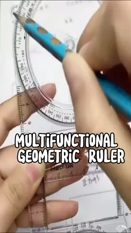 10.10 Sale Multifunctional Geometric Ruler  #geometricruler #ruler #students #lifehacks #1010tiktokshoppingsale #StudyTips 