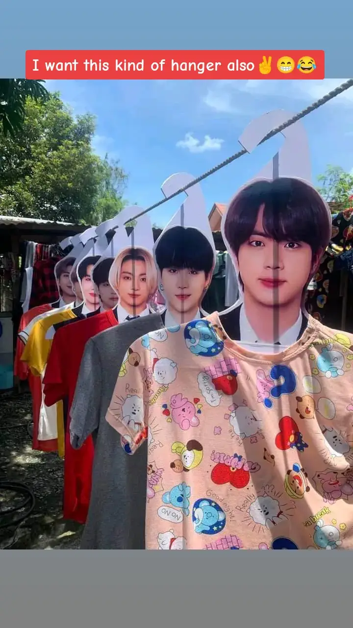 where to buy this kind of hanger?can someone tell me✌️😁😂 #btsforever💜💜💜 #jin #rm #suga #jhope #jimin #v #jungkook💞 #🥰🥰🥰 #tiktok🇵🇭🇸🇬 