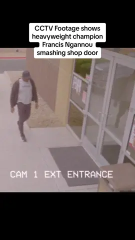 The cctv footage from Reddit shows heavyweight champion @Francis Zavier Ngannou accidentally pushing on the pull door, which was apparently already broken and fragile, so one push from the fighter was enough to smash it to pieces. He has also reportedly offered to pay to get it replaced.  #Pubity #news #viral #francisngannou #mma #boxing #ad 