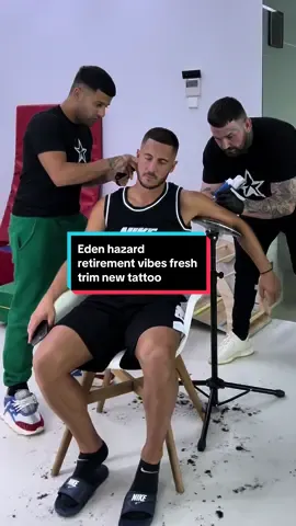Eden hazard retirement vibes fresh hair cut and new tattoo #edenhazard #retirement #footballer #uktattooartist #tattoos #footballrespect #realmadrid #haircut #newtattoo #chelseafc 
