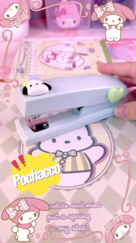 New staplers arrived!! Come and get it!!#fyp #sanrio #stationery #stationeryshop #pochacco 
