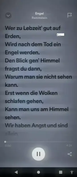 Replying to @strawberry2cakeengel - Rammstein full song  #lyrics #spedup #speedupsongs #spotify #spotifylyrics #nightcore #speedup #fullsong #daycore #rammstein #engel #music #musiclyrics 