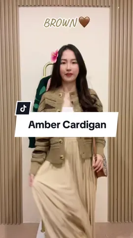 OOTD with Amber Cardigan 🤍🤎🩷💚 #cardigan #cardiganrajut #nnc #outfitinspo #cardiganknit #outfitideas #cardiganoutfit #cardiganpremium 