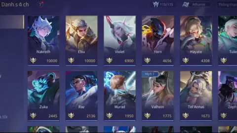 Tặng ae con acc siêu víp trải nghiệm skin sss #xuhuong #lienquanmobile_garena #lienquanmobile #aov #xuhuonglienquan 