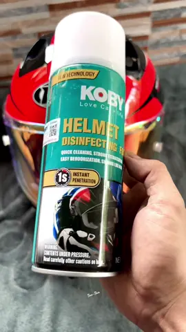 Koby Helmet Disinfecting Spray #koby #foryou 